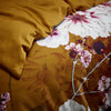 Paoletti Kyoto Floral 100% Cotton Duvet Cover Set in Gold