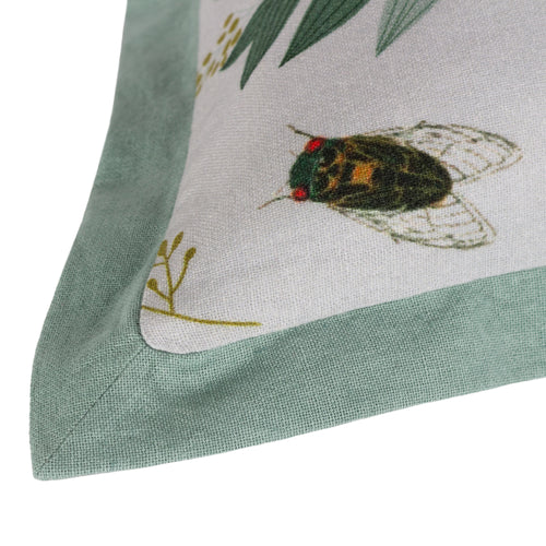 Floral Green Cushions - Lace Wing  Cushion Cover Sage Wylder