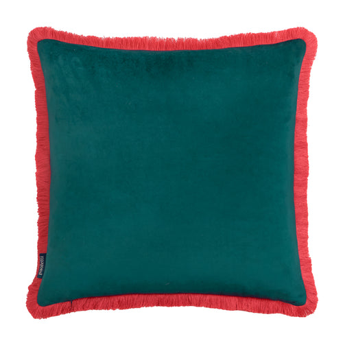 Les Animaux Croc Monsieur Tufted Cushion Teal