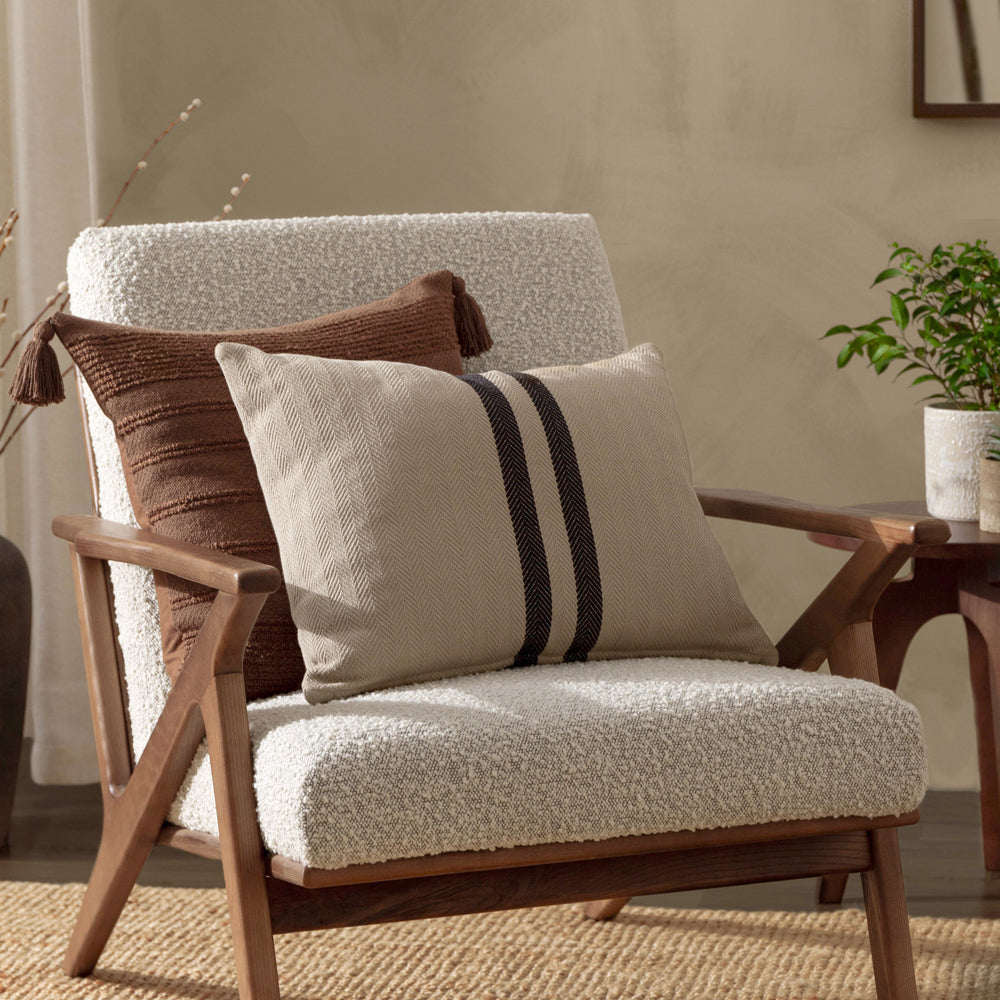 Larch Woven Cushion Cocoa