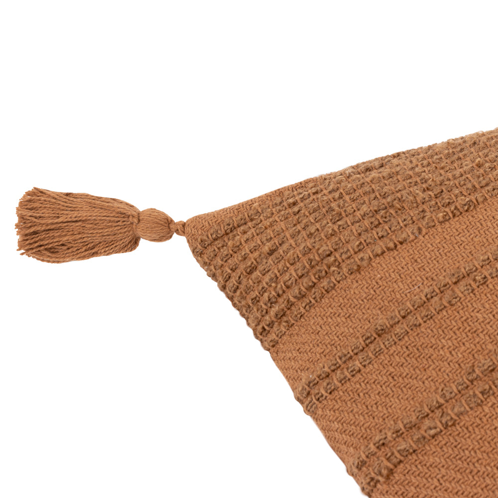 Larch Woven Cushion Ginger