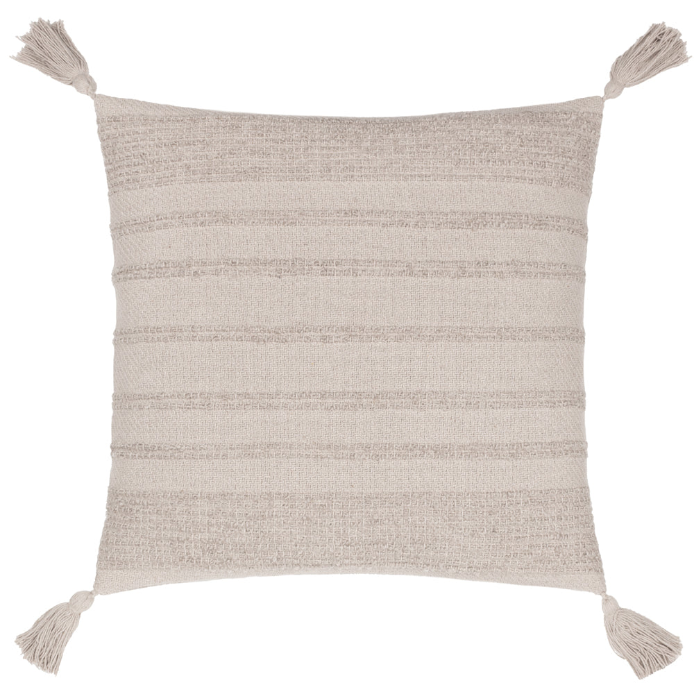 Larch Woven Cushion Stone