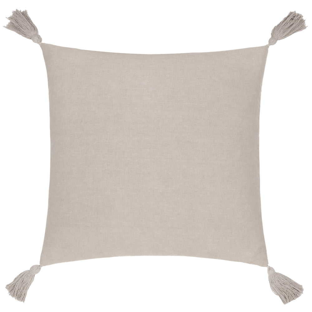 Larch Woven Cushion Stone