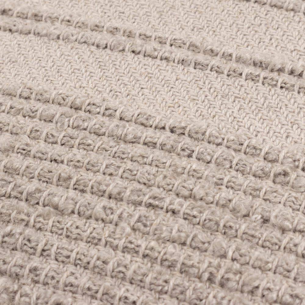 Larch Woven Cushion Stone