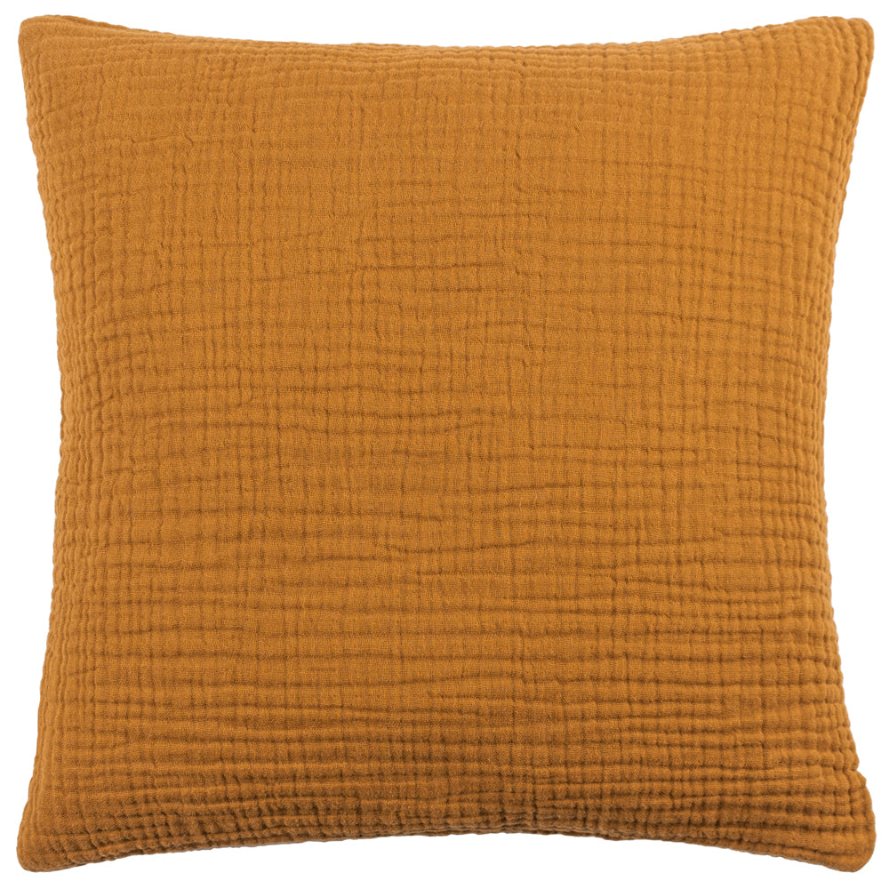 Lark Muslin Crinkle Cotton Cushion Cumin