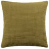 Yard Lark Muslin Crinkle Cotton Cushion Cover in Khaki