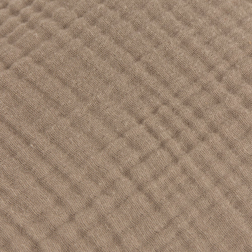 Lark Muslin Cotton Cushion Mole