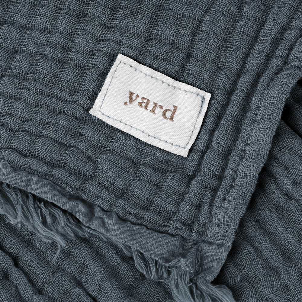 Lark Muslin Cotton Throw Dusk