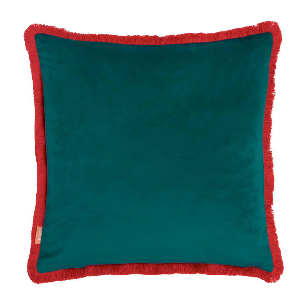 Les Animaux Tigeress Tufted Cushion Emerald