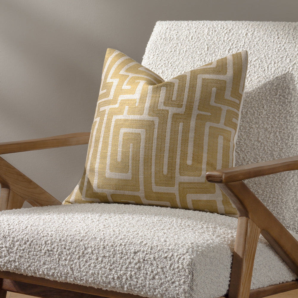Abstract Green Cushions - Lauder  Cushion Cover Olive HÖEM