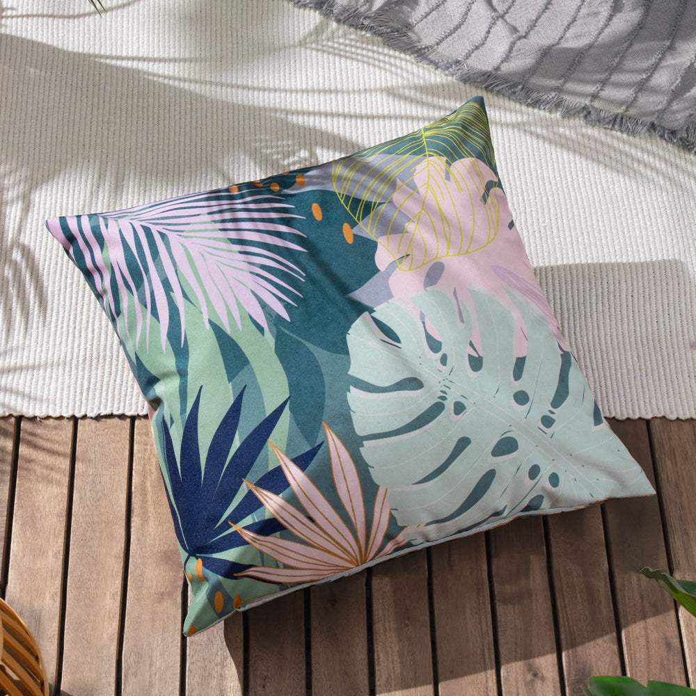 Blue outdoor cushions sale best sale