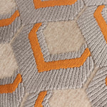 Paoletti Ledbury Cushion Cover in Ginger/Grey