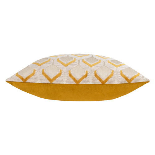 Geometric Beige Cushions - Ledbury  Cushion Cover Gold Paoletti