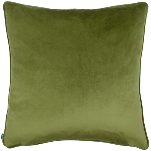 Leilani Printed Chenille Cushion Olive