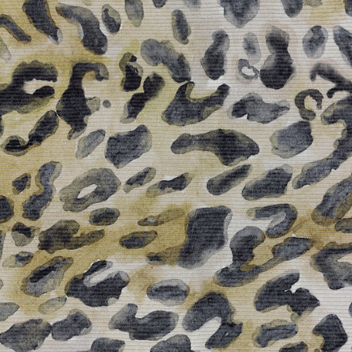 Animal Black Rugs - Leopardis Leopard Printed Indoor/Outdoor Outdoor Rug Black/Gold Paoletti