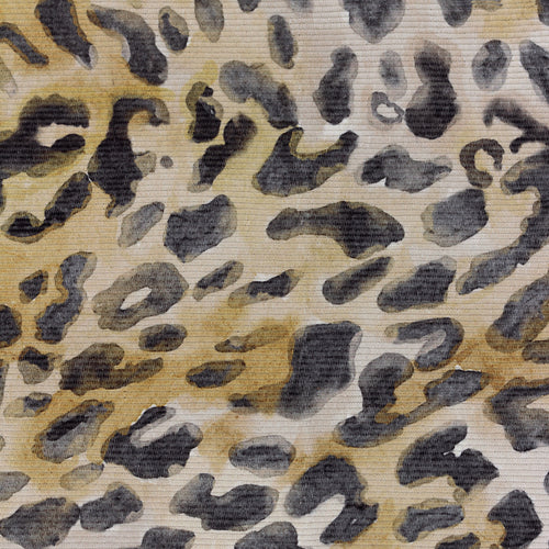 Animal Black Rugs - Leopardis Leopard Printed Indoor/Outdoor Outdoor Rug Black/Gold Paoletti