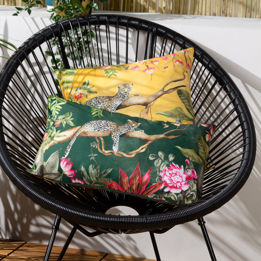 Leopard Rectangular Outdoor Cushion Forest