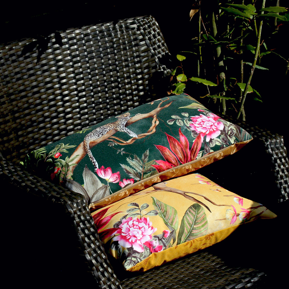 Leopard Rectangular Outdoor Cushion Forest