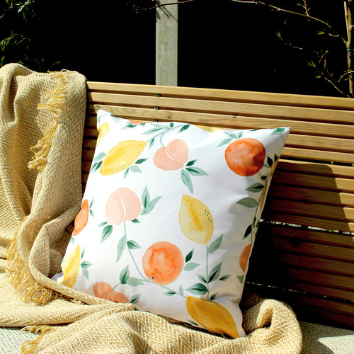 furn. Les Fruits Outdoor Cushion Cover in Yellow/Orange