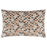 Paoletti Lexington Cushion Cover in Ginger/Grey