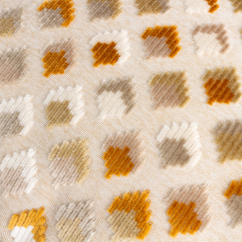 Geometric Beige Cushions - Lexington  Cushion Cover Gold Paoletti