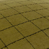 Yard Linen Grid Check Cushion Cover in Olive
