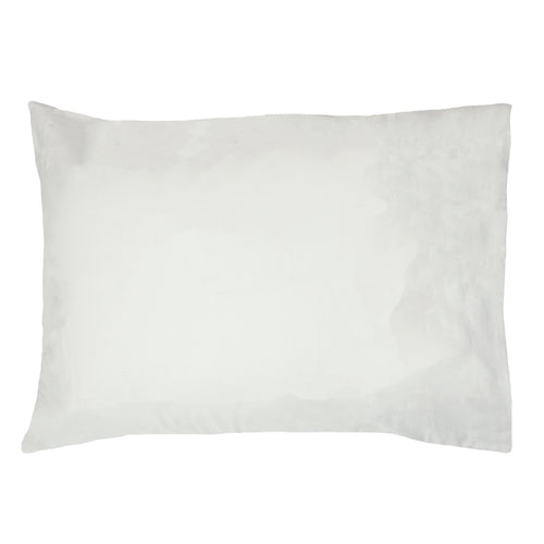 Floral White Bedding - Ellaria Botanical Pillowcase White/Pale Rose Linen House