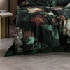 Linen House Winona Dark Botanical 100% Cotton Duvet Cover Set in Ivy