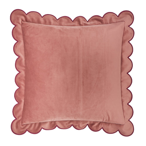 Lil Scallop Velvet Cushion Slipper/Burgundy