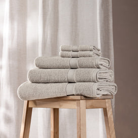 Yard Loft Signature Combed Cotton Towels in Dove