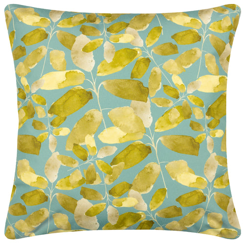 Floral Blue Cushions - Lorena Outdoor Cushion Cover Aqua Wylder