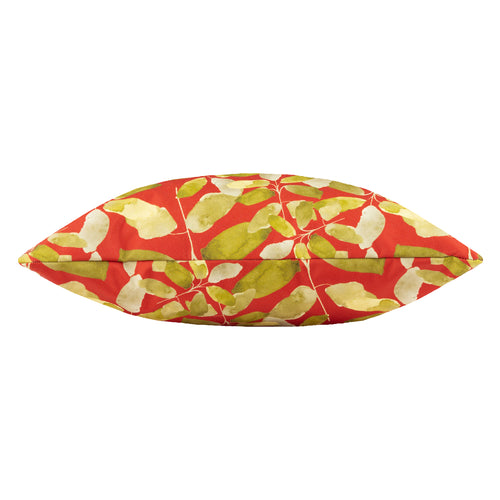 Floral Red Cushions - Lorena Outdoor Cushion Cover Brick Wylder