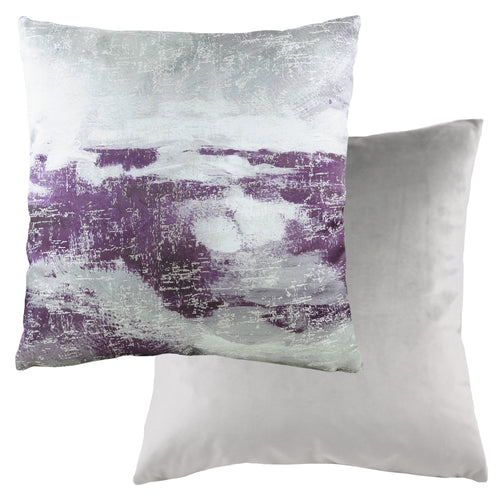  Grey Cushions - Landscape  Cushion Cover Steel/Purple Evans Lichfield