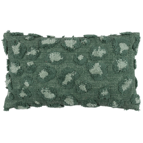 Animal Green Cushions - Maeve Tufted Leopard Print Cushion Cover Eucalyptus furn.