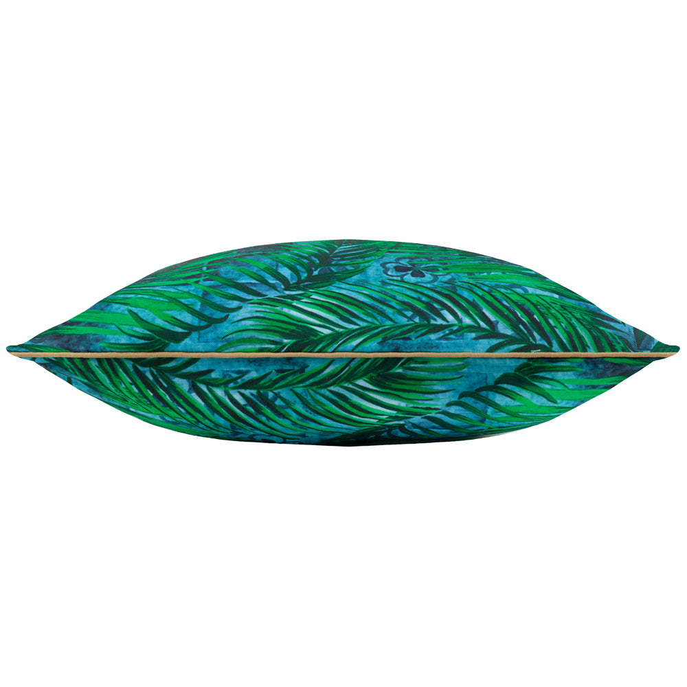 Majorelle Palm Outdoor Cushion Azure