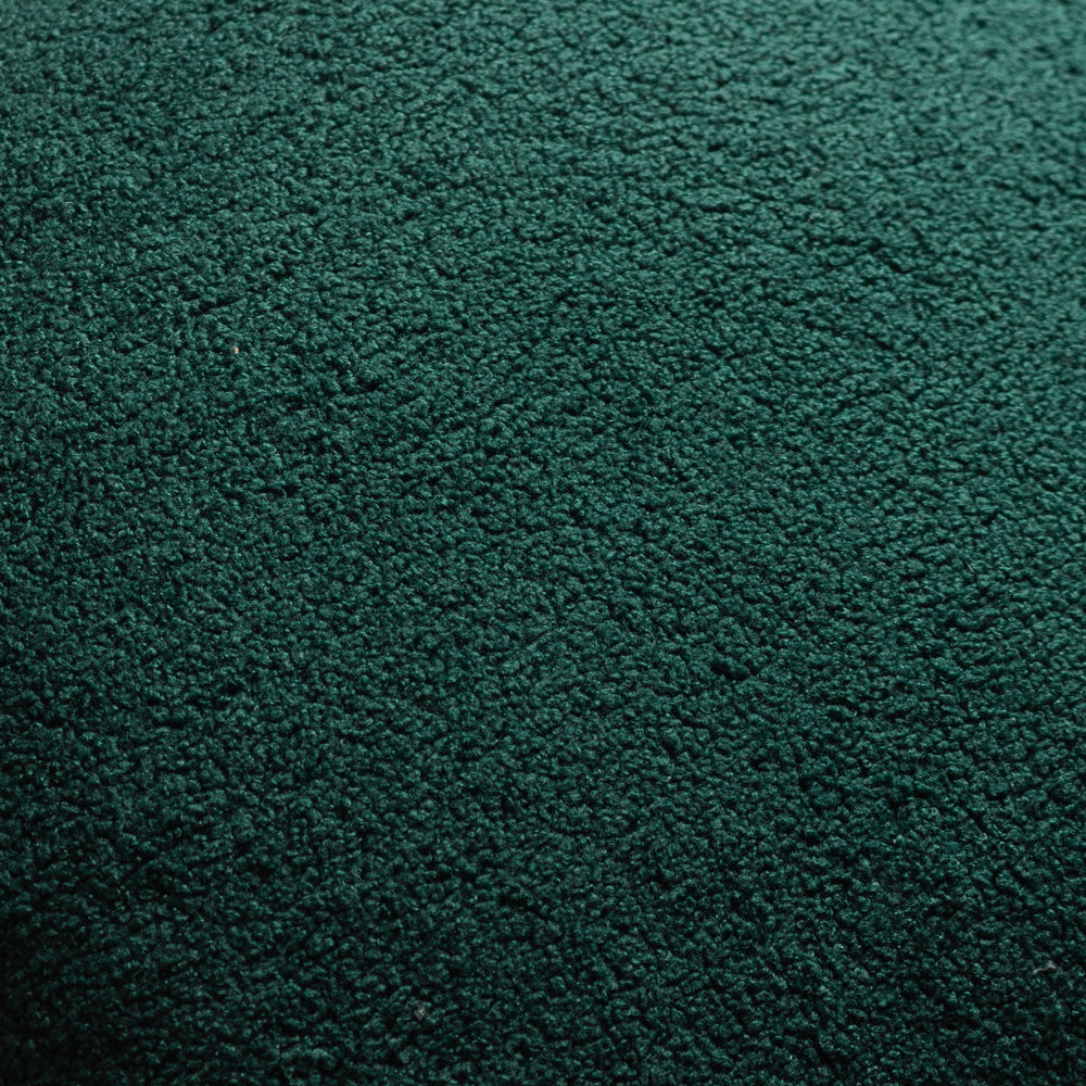 Malham Fleece Rectangular Cushion Emerald