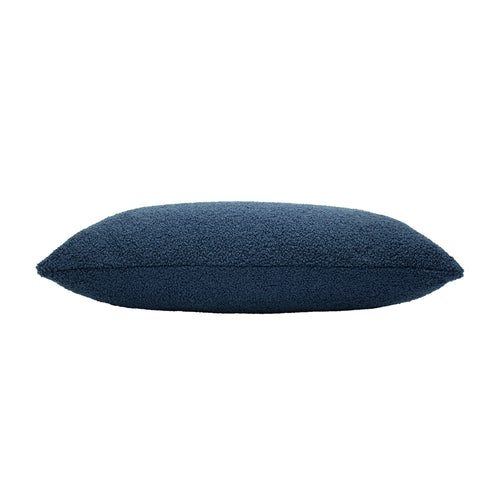 Plain Blue Cushions - Malham Fleece Rectangular Cushion Cover Royal furn.
