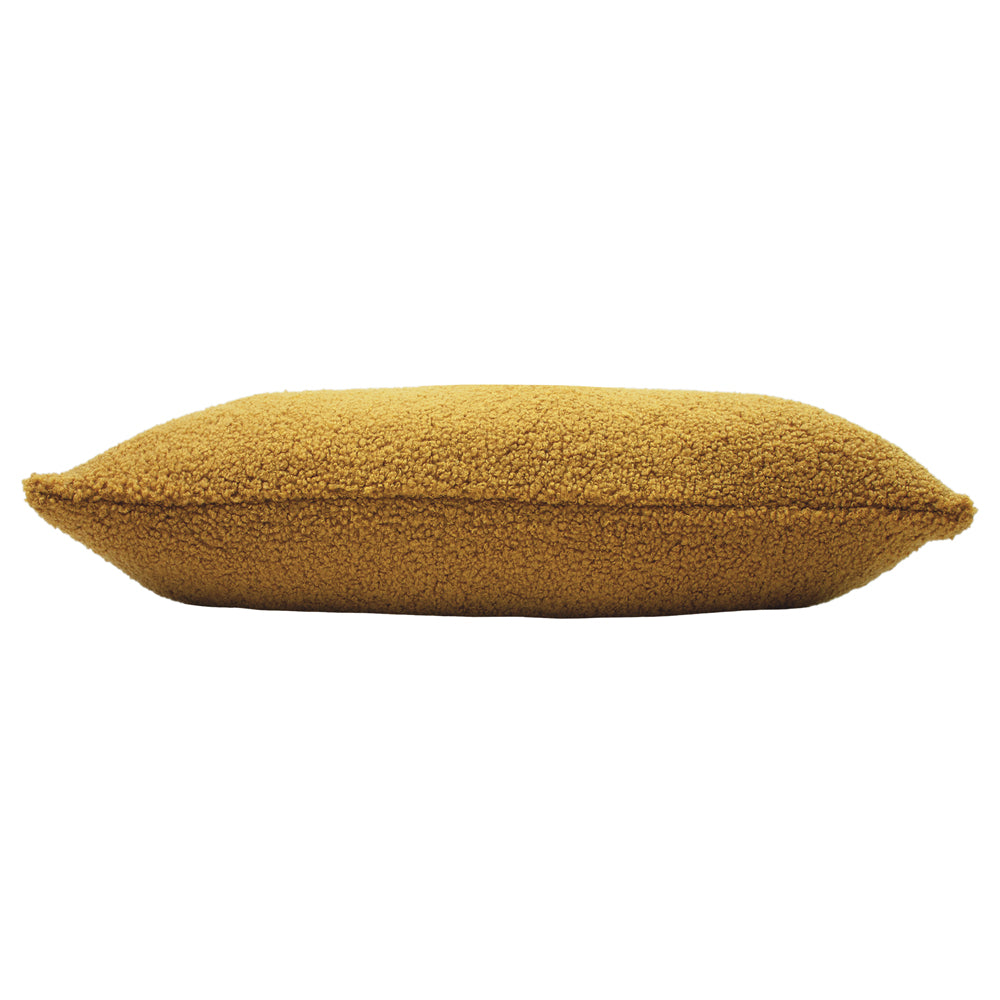 Malham Fleece Rectangular Cushion Saffron