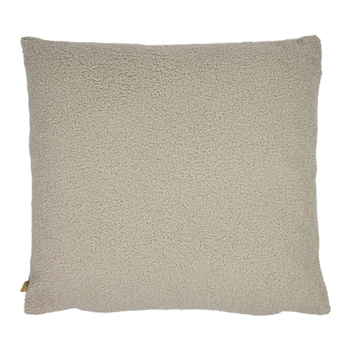 Plain Beige Cushions - Malham Fleece Square Cushion Cover Latte furn.