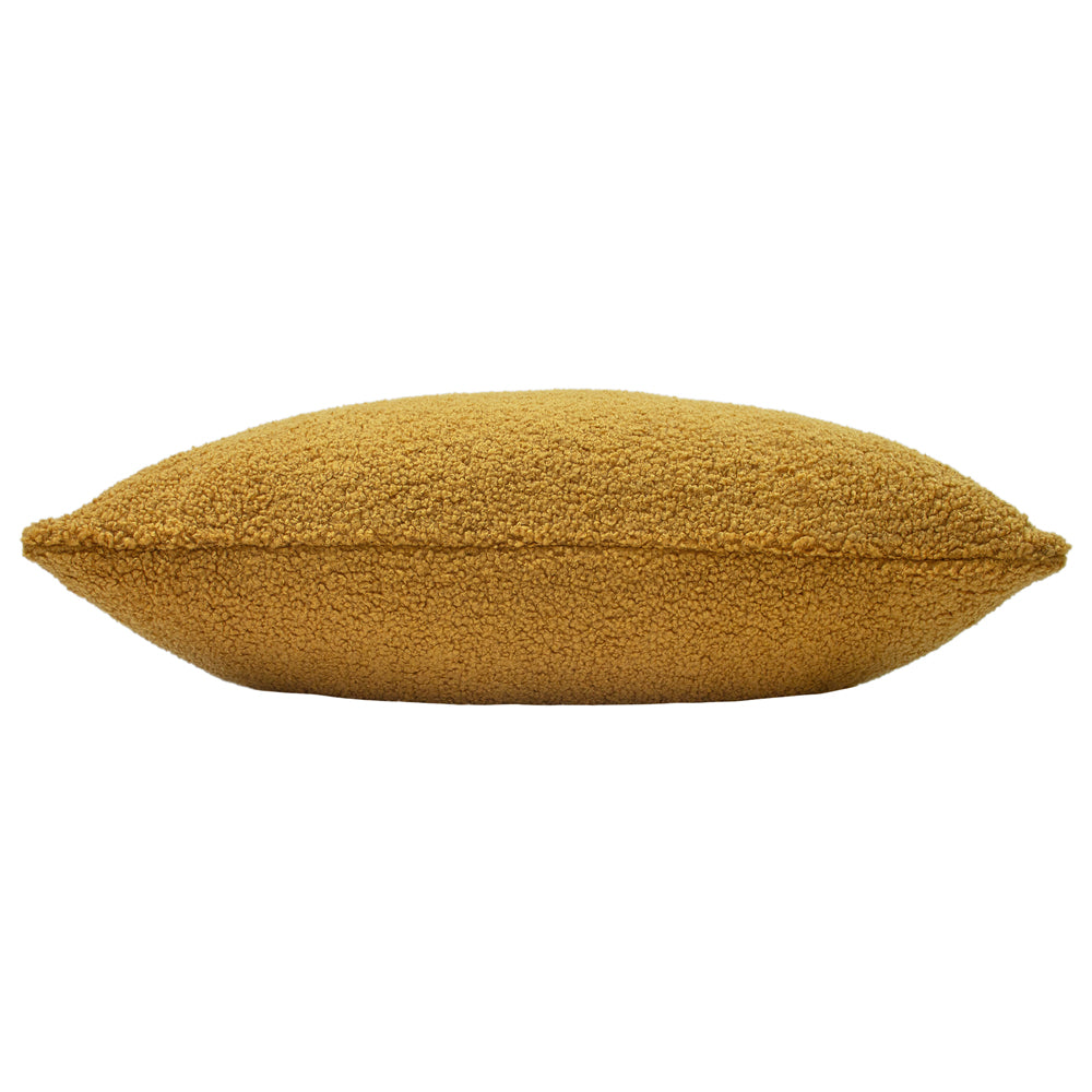 Malham Fleece Square Cushion Saffron