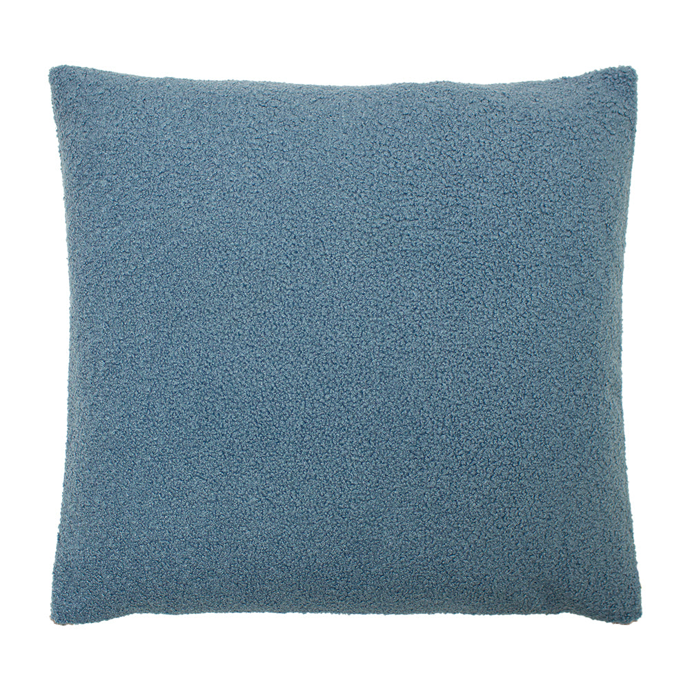 Malham Fleece Square Cushion Wedgewood
