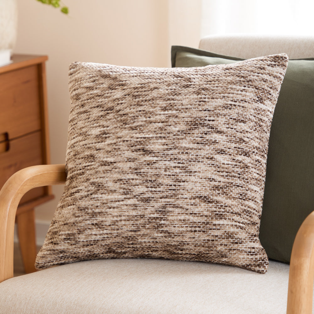 Plain Beige Cushions - Malvern Chenille Cushion Cover Cedar Yard