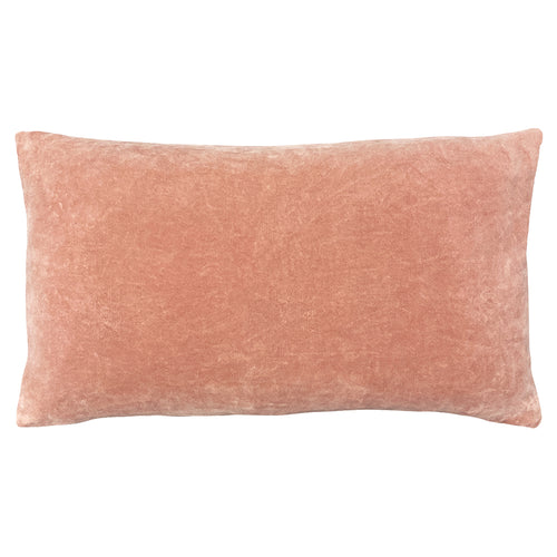 Plain Pink Cushions - Mangata Soft Velvet Cushion Cover Blush furn.