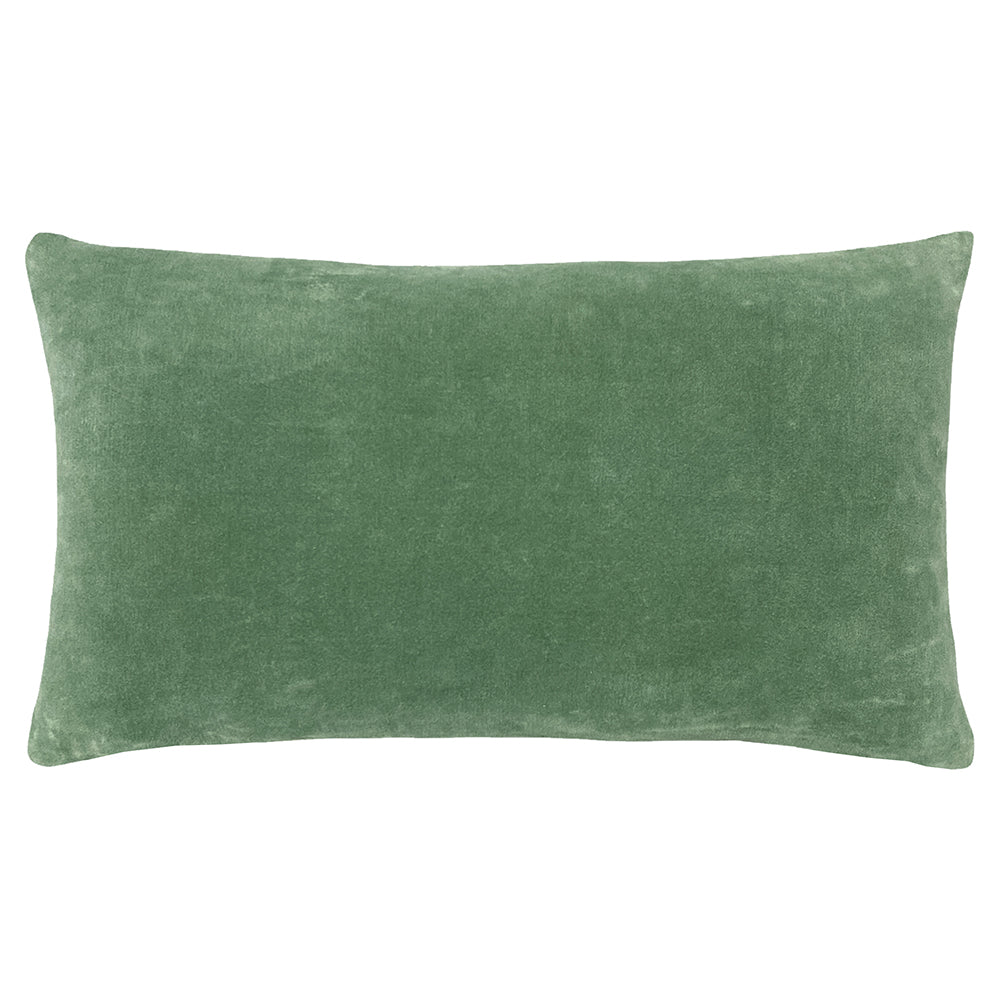 Mangata Soft Velvet Cushion Eucalyptus