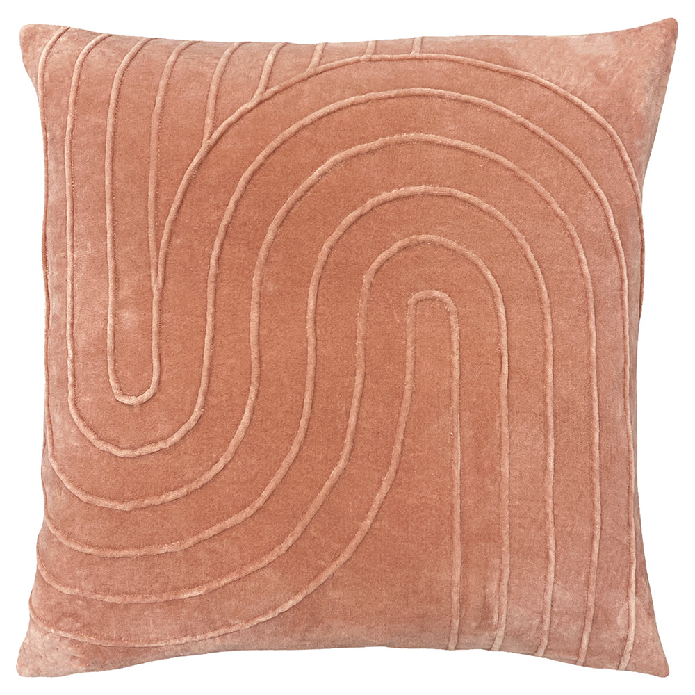 Mangata Soft Velvet Cushion Blush