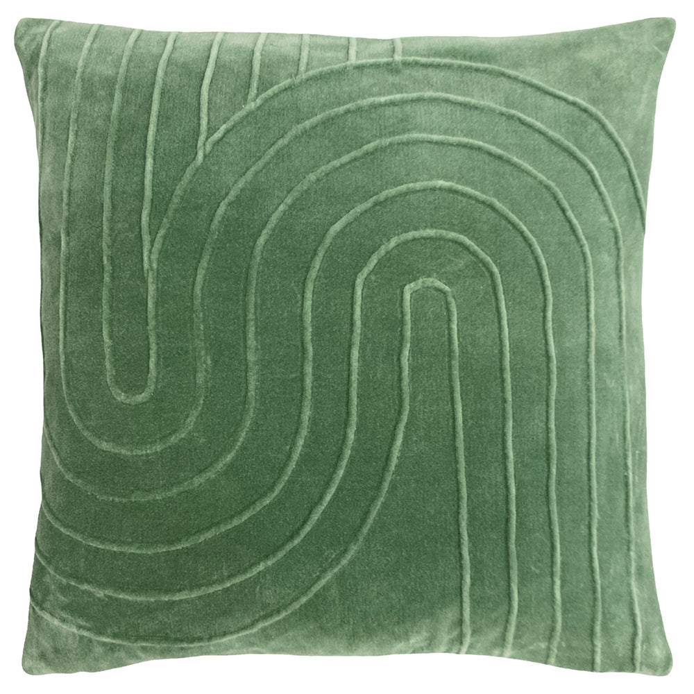 Mangata Soft Velvet Cushion Eucalyptus