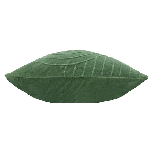 Plain Green Cushions - Mangata Soft Velvet Cushion Cover Eucalyptus furn.