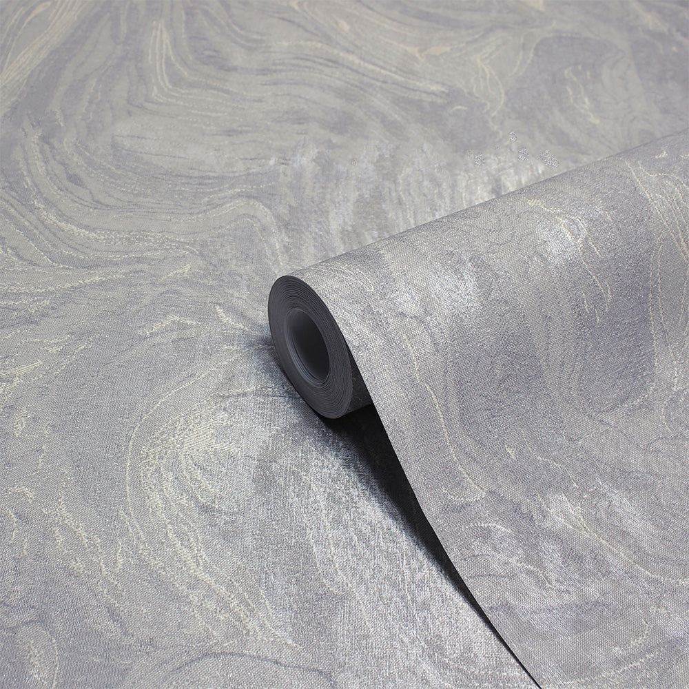 Marble Vinyl Wallpaper Sample Grey