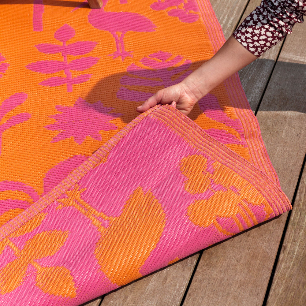 Marula Outdoor Rug Orange/Pink