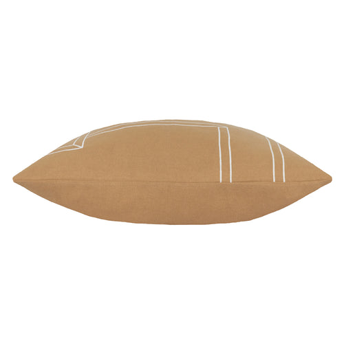 Geometric Brown Cushions - Marzena Geometric Cushion Cover Toffee HÖEM